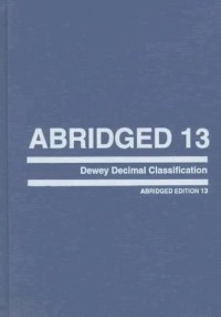Image of Dewey Decimal Classification: Abridged 13
