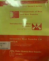Image of FUNDAMENTALS OF HEAT AND MASS TRANSFER