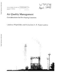 Image of Air Quality Management : Considerations for Developing Countries