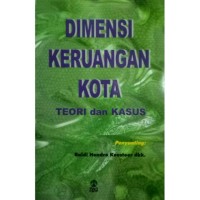 Image of DIMENSI KERUANGAN KOTA TEORI DAN KASUS