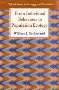 Image of FROM INDIVIDUAL BEHAVIOR TO POPULATION ECOLOGY