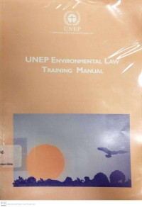 Image of UNEP Environmental Law Training Manual