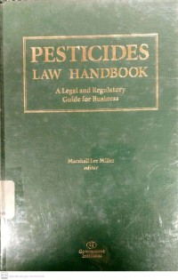 Image of Pesticides Law Handbook