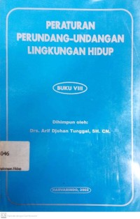 Image of Peraturan Perundang-Undangan Lingkungan Hidup