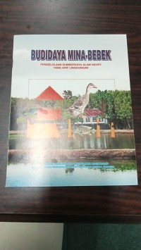 Image of Budidaya Mina-Bebek : Pengelolaan Sumberdaya Alam Hayati Yang Arif Lingkungan