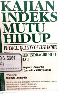 Image of Kajian Indeks Mutu Hidup di Kabupaten Indragiri Hulu Riau