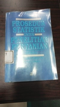 Image of Prosedur Statistik Untuk Penelitian Pertanian
