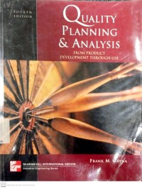 Image of Quality Planning  Analysis