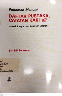 Image of DAFTAR PUSTAKA CATATAN KAKI