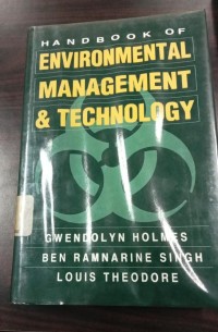 Image of Handbook Environmental Management & Technology