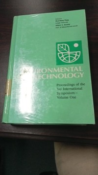 Image of Environmental Geotechnology : Proceedings Of The 3rd International Symposium- Volume One