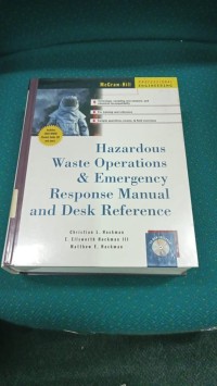Image of Hazardous Waste Operations & Emergency Response Manual and Desk Reference