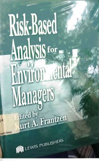 Image of Risk-Based Analiysis For Environmental Managers