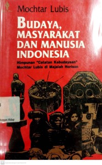 Image of Budaya, Masyarakat Dan Manusia Indonesia