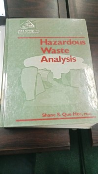 Image of HAZARDOUS WASTE ANLYSIS
