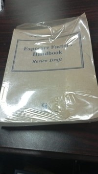 Image of EXPOSURE FACTORS HANDBOOK REVIEW DRAFT