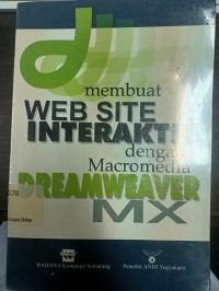 Image of Membuat Web Site Interaktif dengan macromedia dreamweaver MX