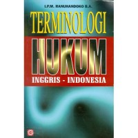 Image of Terminologi Hukum : Inggris - Indonesia