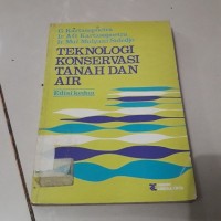 Image of Teknologi Konservasi Tanah dan Air