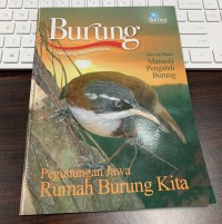 Image of Burumh terbang dan bersuara: Penggunungan Jawa Rumah Burung Kita
