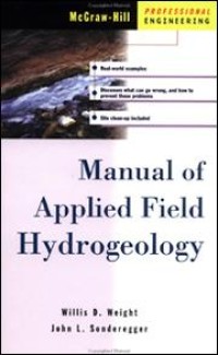Image of Manual of Applied Field Hydrogeology
