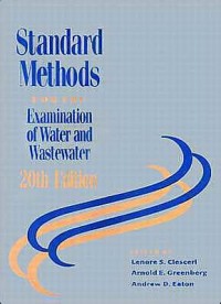 Image of Standard Methods For The Examination Of Water and Wastewater 20th Edition